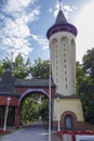 Water tower entrance to PaliÃâ¡ park.
